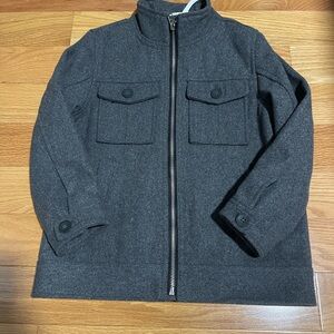 Old Navy Dark Gray Military Jacket